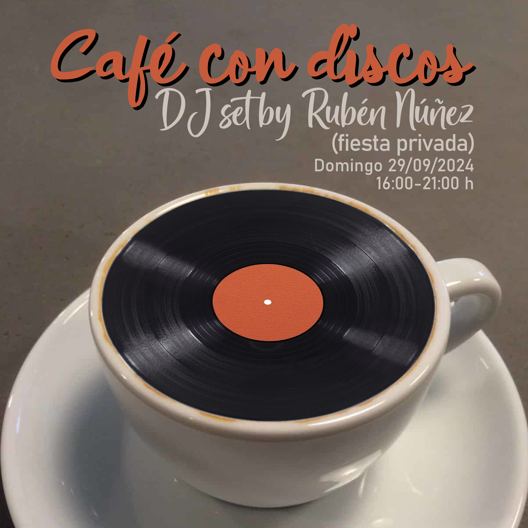Café con discos (fiesta privada)