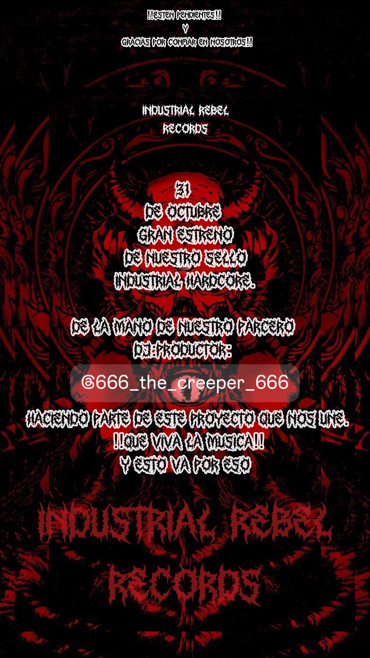 Estreno EP Industrial Rebel Records