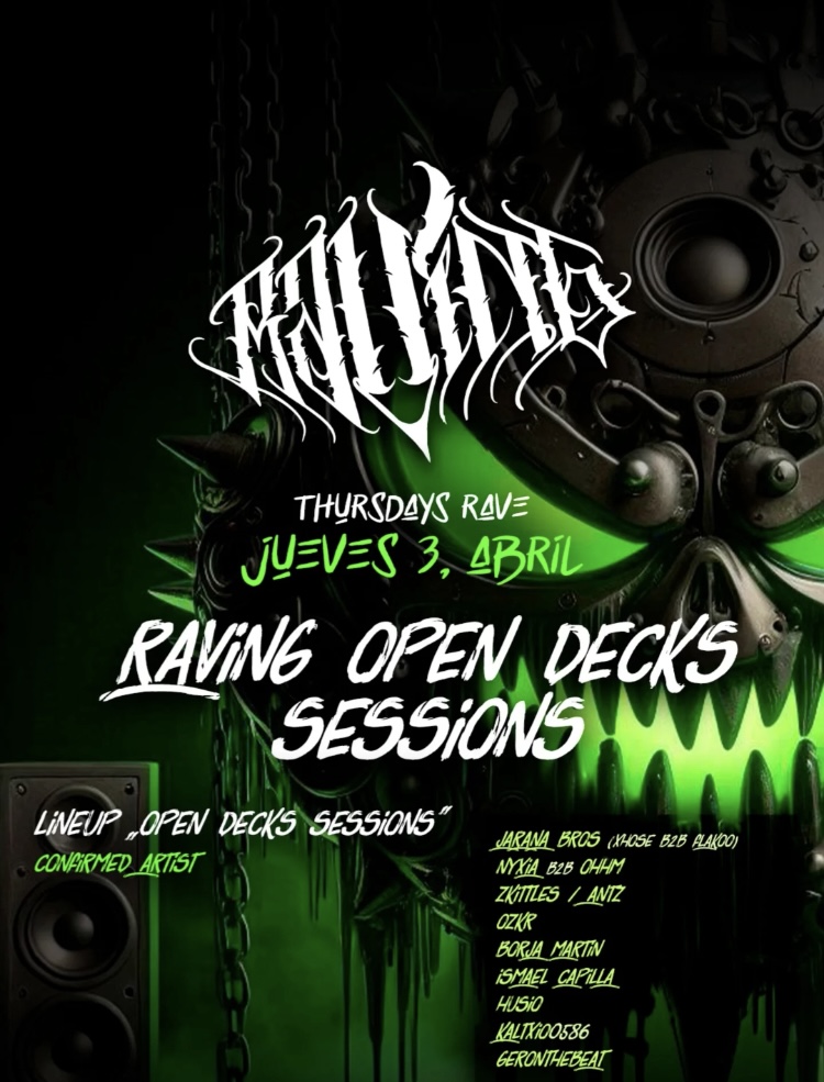 RAVING OPEN DECKS SESSIONS
